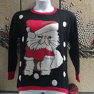 KITTY CAT CHRISTMAS SWEATER🎄Sold